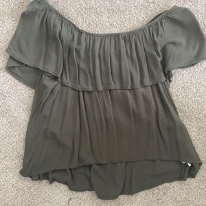off the shoulder top from american eagle